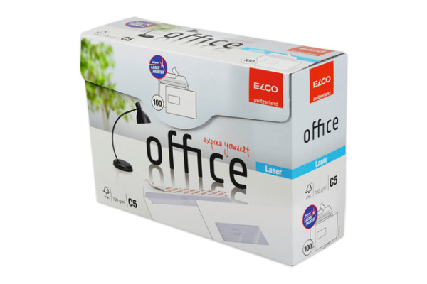 ELCO Couvert Office m/Fenster C5 74542.12 100g, weiss 100 Stück