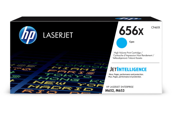 HP Toner-Modul 656X cyan CF461X CLJ Enterprise M652 22'000 S.