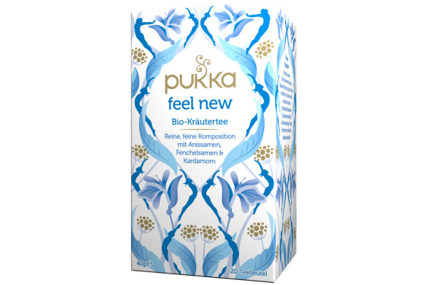PUKKA Feel New 4091007 Bio Kräutertee 20 Beutel