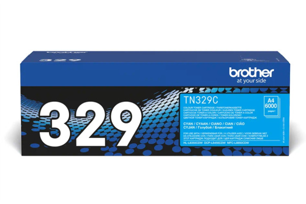 BROTHER Toner Super HY cyan TN-329C MFC-L8450CDW 6000 Seiten