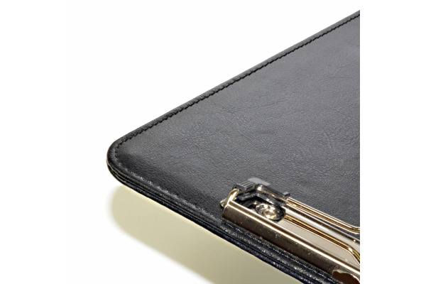 ECOBRA Schreibplatte A5 789251 schwarz Kunstleder hoch