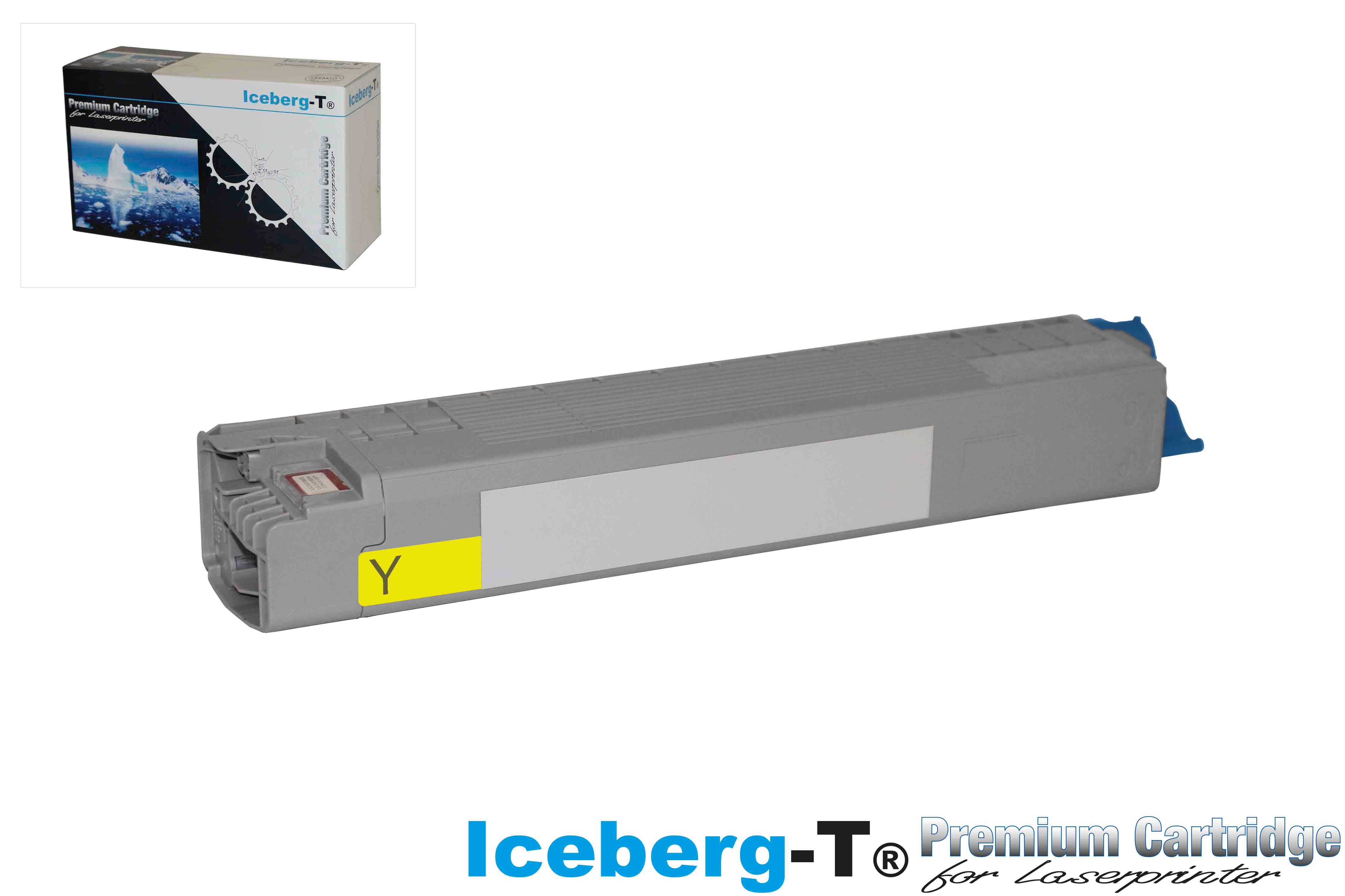 Iceberg-T Toner OKI C833 / C843 10'000 Seiten, yellow
