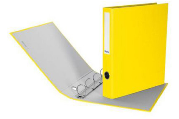 BIELLA Ringbuch Dinor-Quatro 5cm 12644420U 4 Ringe gelb A4+