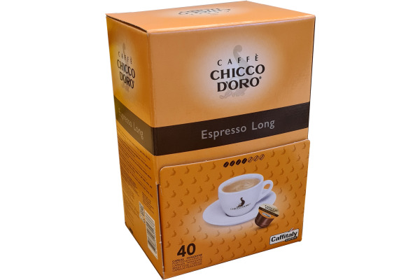 CHICCO D' Kaffee Caffitaly 802376 Espresso Long 40 Stück