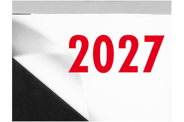 BIELLA Abreisskalender quer Nr.4 2027 889044000 1T/1S mehrfarbig ML 10.5x8cm