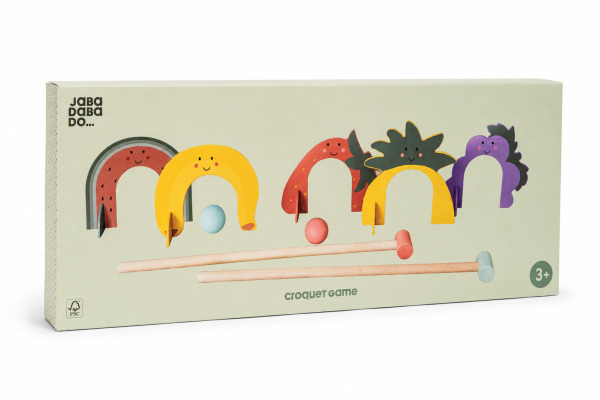 JABADABAD Cricketspiel-Set Früchte C2584 9-teilig
