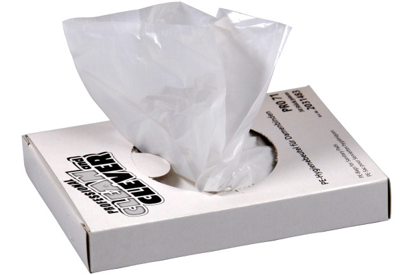 CLEAN AND Hygienebeutel 7.2x23cm 6045.1 PRO71 weiss Prestige 25x30 Stk