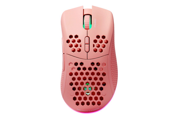 DELTACO Lightweight Gaming Mouse,RGB GAM120P Wireless, Pink, PM80