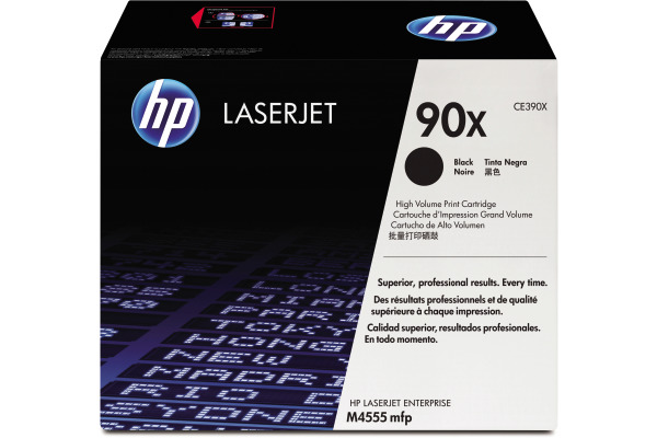 HP Toner-Modul 90X schwarz CE390X LaserJet M4555 24'000 Seiten