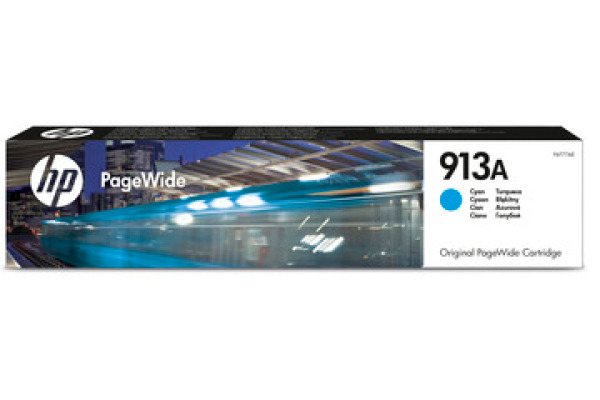 HP PW-Cartridge 913A cyan F6T77AE PageWide Pro 352/452 3000 S.