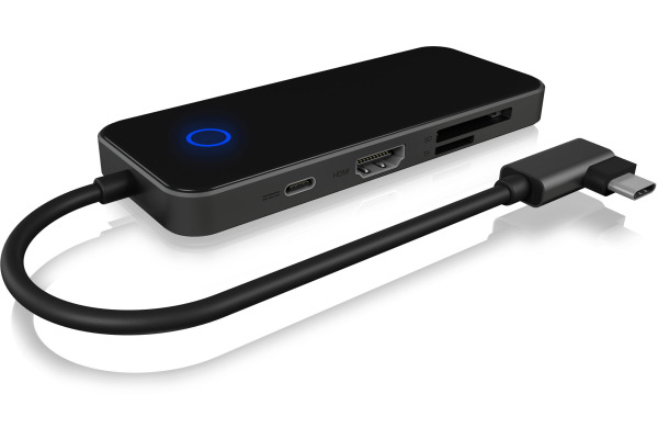 ICY BOX DockingStation Type-C IBDK4025C with integrated cable