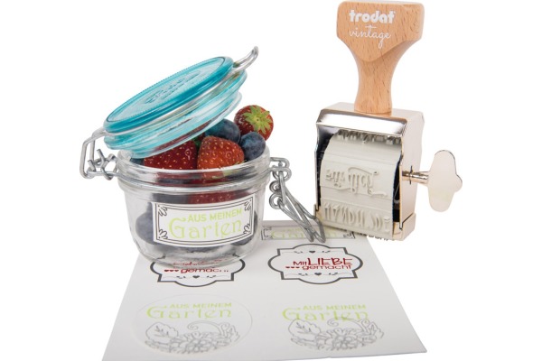 TRODAT Vintage Stempel 158076 Selbstgemachtes, 3-farbig