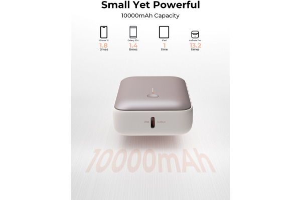 AUKEY Spark Mini 10000, 20W, PD,QC PBY55GD Powerbank,Gold,USB-C,USB-A