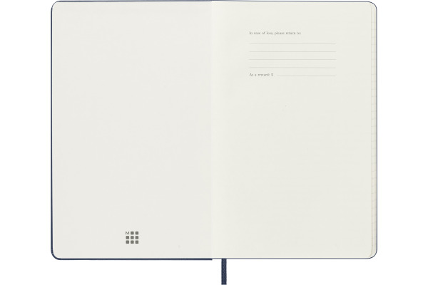 MOLESKINE Wochen-Notizkalender 26/27 DHB2018WN 18M liniert HC saphir 13x21cm