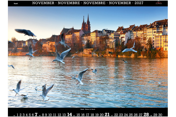 CALENDARI Bildkalender 2027 36205830 Basel ML 40x31cm
