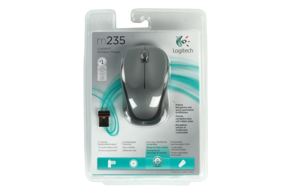 LOGITECH M235 Wireless Mouse 910-002201 black/silver