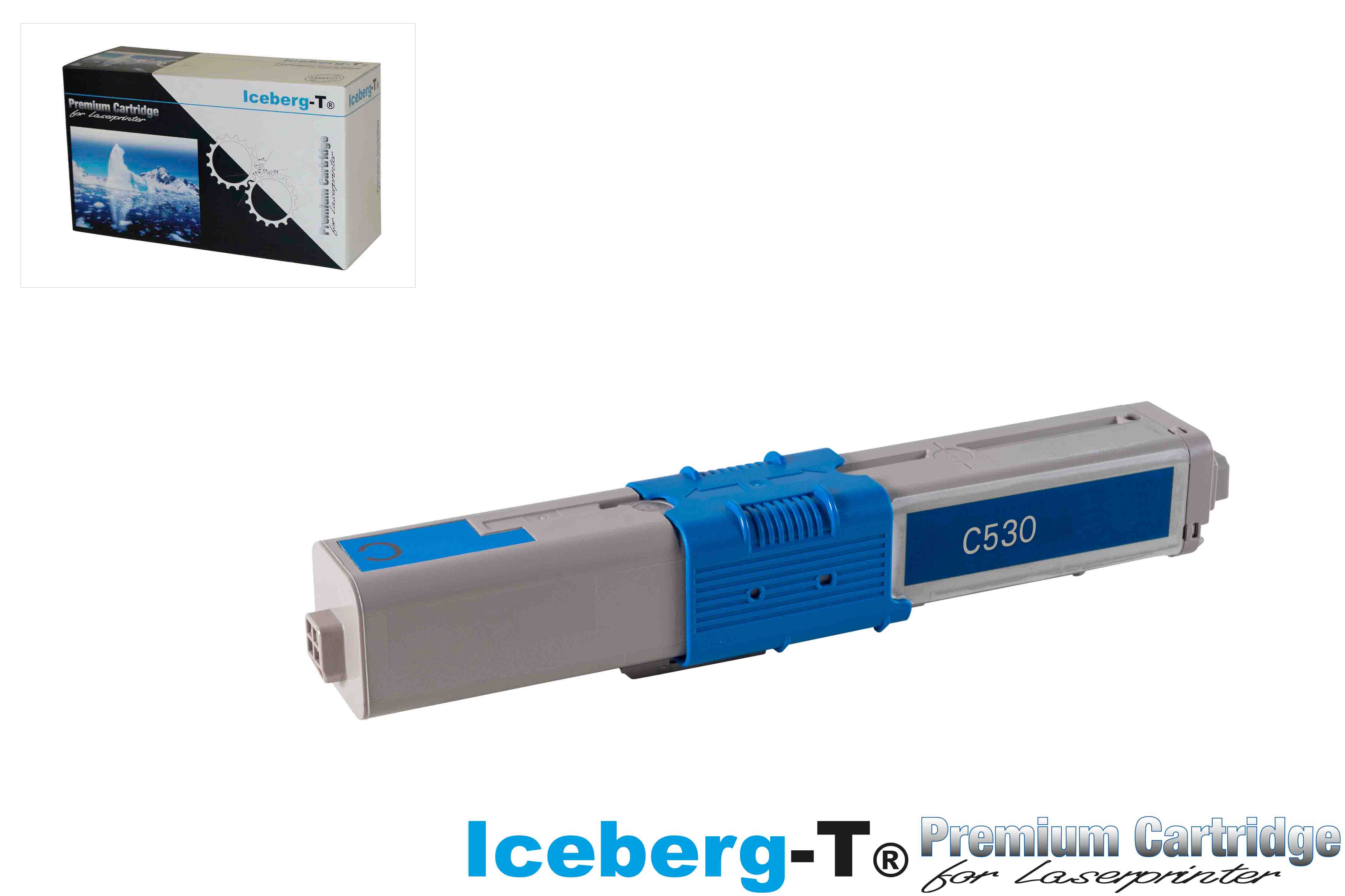 Iceberg-T Toner OKI C530 5'000 Seiten, cyan