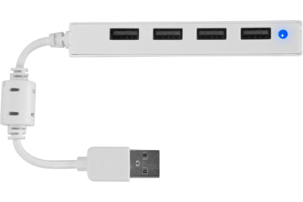 SPEEDLINK SNAPPY USB Slim Hub 2.0 SL140000W 4-port, passive, white
