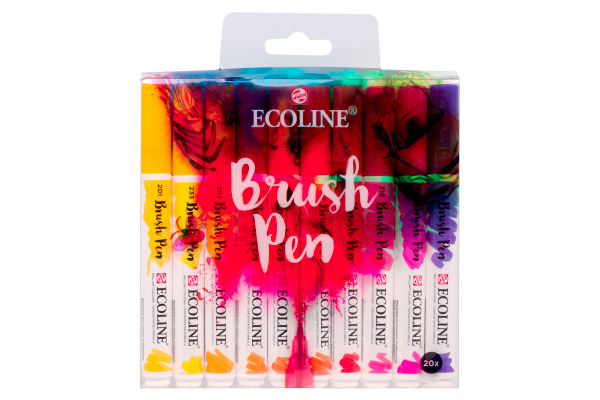 TALENS Ecoline Brush Pen Set 11509024 ass. 20 Stück