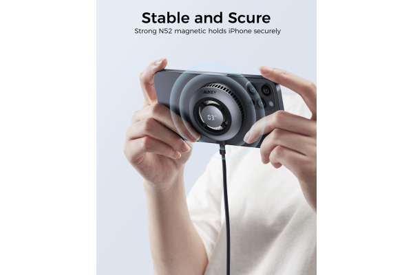 AUKEY MagFusion GameFrost LC-G10 Qi2 Mag.Wirel.Charger 15W