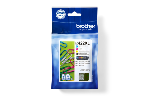 BROTHER Valuepack Tinte CMYBK LC-422XLV MFC-J5340 3000/1500 Seiten