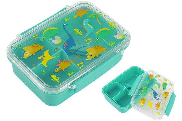 I-DRINK Lunch Box mit Löffel + Gabel ID2017 Dino