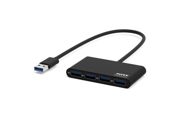 PORT USB Hub 4-ports USB 3.0 900121 black