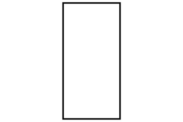 3L Sichtfenster 75x150mm 10350 PP selbstklebend 3 Stück