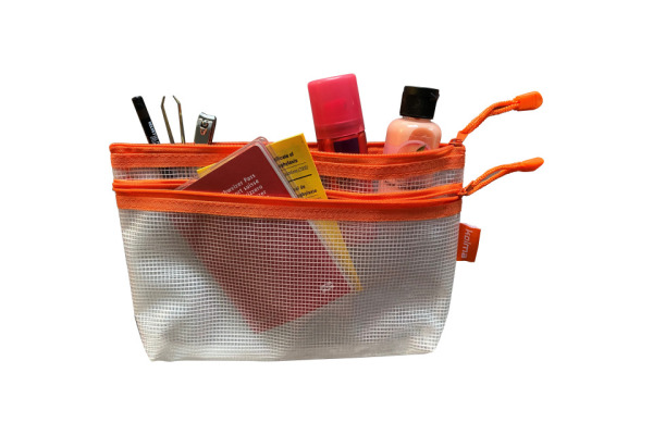 KOLMA Reissverschlusstasche 08.197.12 Mesh Bag Double 25x16cm