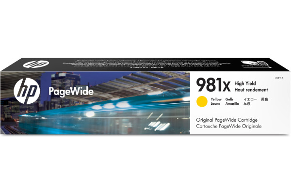 HP Tintenpatrone 981X yellow L0R11A PW Enterprise 556 10'000 S.
