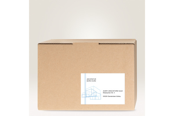AVERY ZW. Universaletiketten 210x148mm 6176 weiss 60 Stk./25 + 5 Blatt