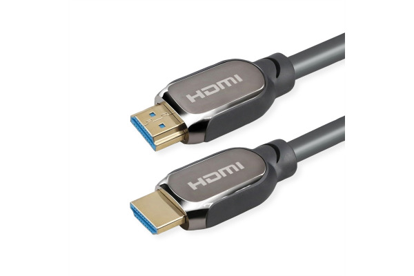 ROLINE HDMI UltraHD Kabel, Eth. 11.04.601 Black, ST/ST, 4320p, HDR 1m