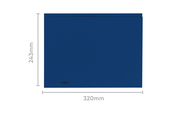 BIELLA Vertikalmappe Recycolor 25342705U 32x23,3/24,3cm, blau 100 St.