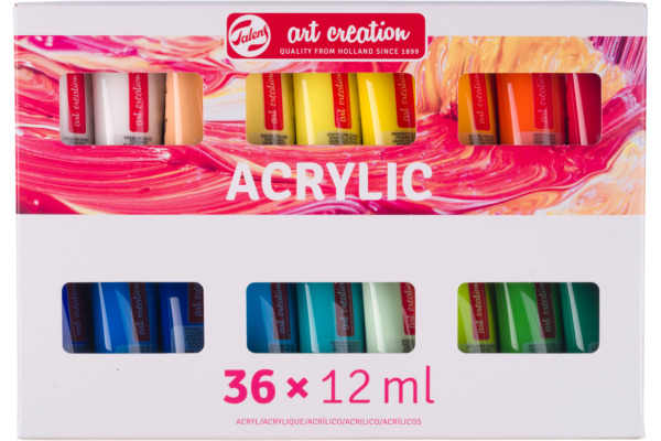 TALENS Acrylfarbe 36x 12ml 9021836M Starterset