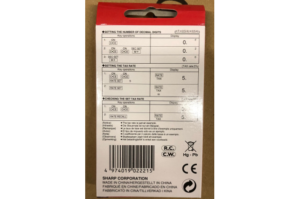 SHARP Taschenrechner 250S 8-stellig