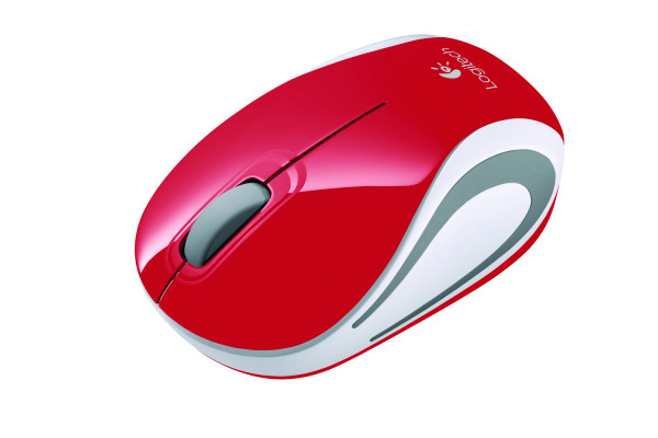 LOGITECH Kabellose Mini Maus red M187 910-00273