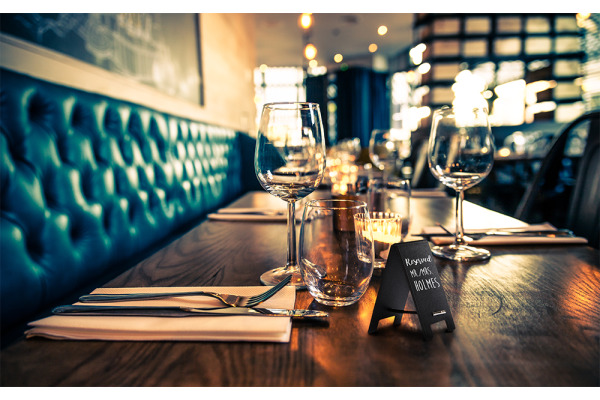 SECURIT Tisch-Kreidetafel TAG TAG-SBS-W schwarz 8.5x5x0.5cm