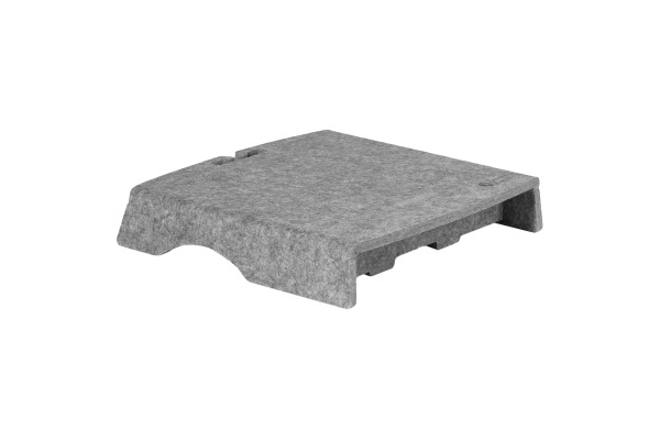 ME-FIRST Monitorständer Q-riser BNEQR50CL 50 Circular grau