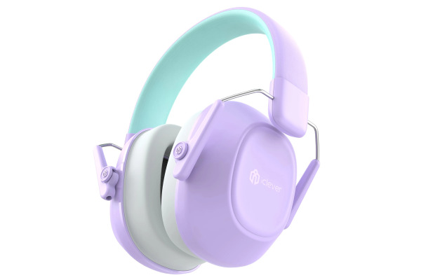 ICLEVER Noise Reduction Ear Muffs C06-2301N IC-EM01, 26dB, purple
