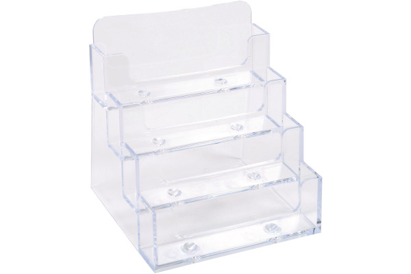 EXACOMPTA Visitenkartenhalter 71158D transparent 102x109x107mm
