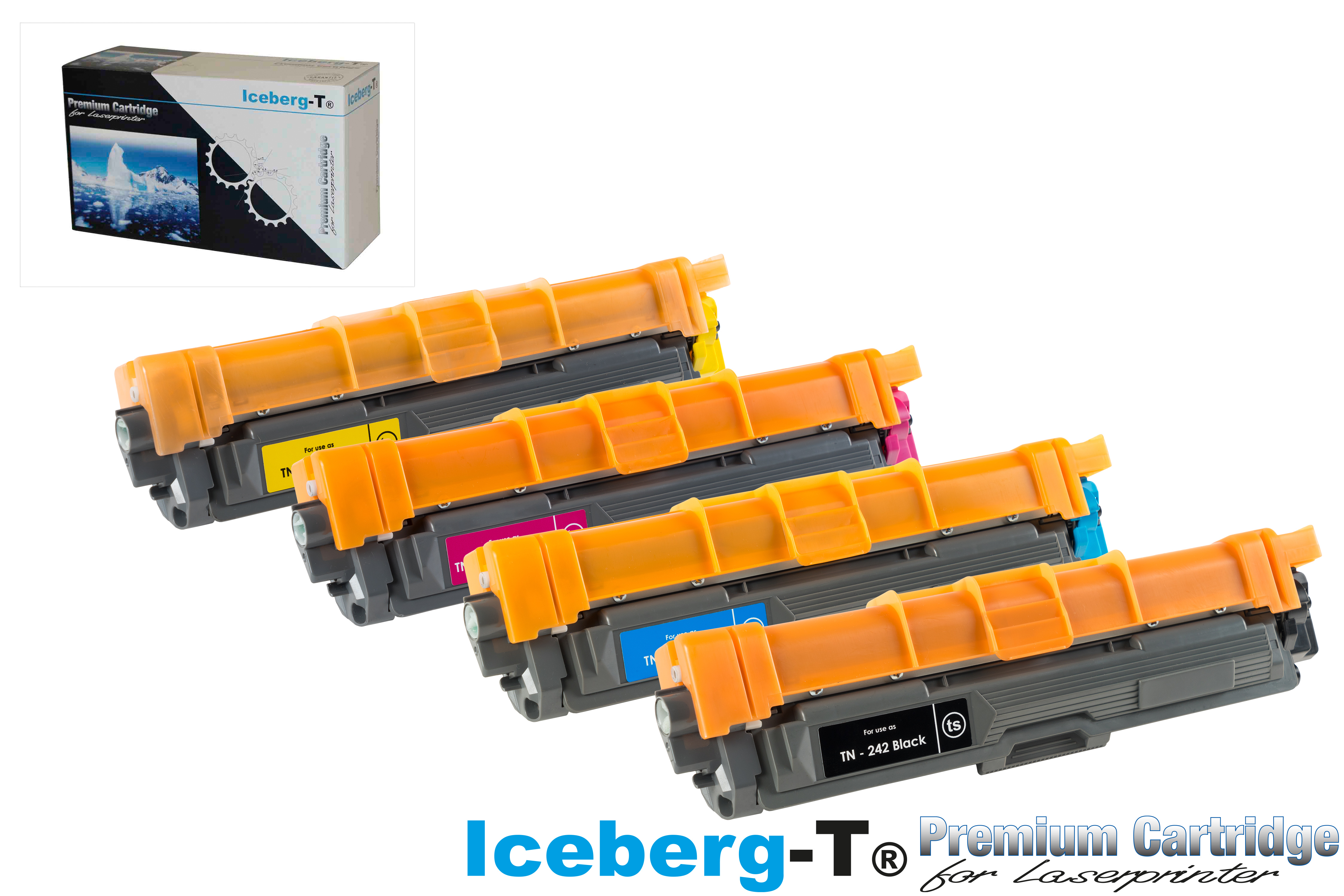 Iceberg-T Toner SET TN-246 Set mit allen vier Farben