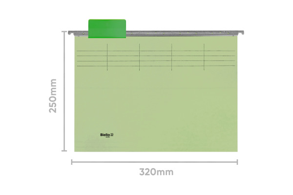 BIELLA Hängemappen-Set A4 27125531U hellgrün 32x25cm 25 Stück