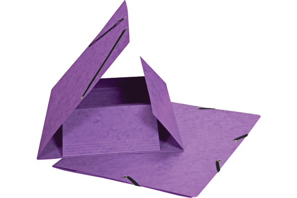 BIELLA Gummibandmappe A4 17840142U violett, 355gm2 200 Bl.