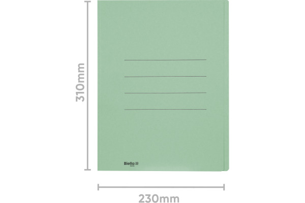 BIELLA Einlagemappe A4 25040030U grün 240g/m2 100 Stück