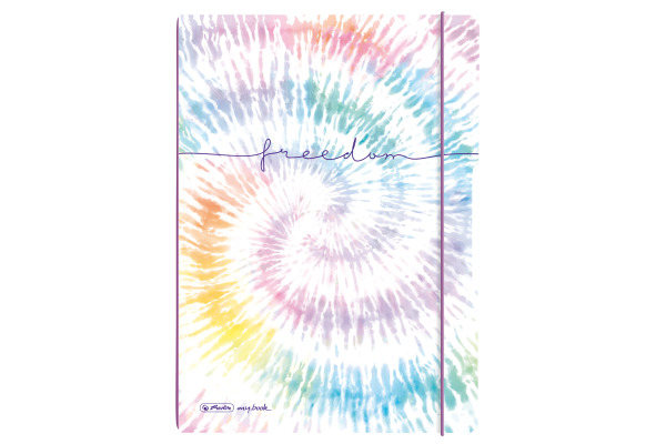 HERLITZ Notizheft A4, 80 g/m2 50044276 New Batik Freedom kar./lin.