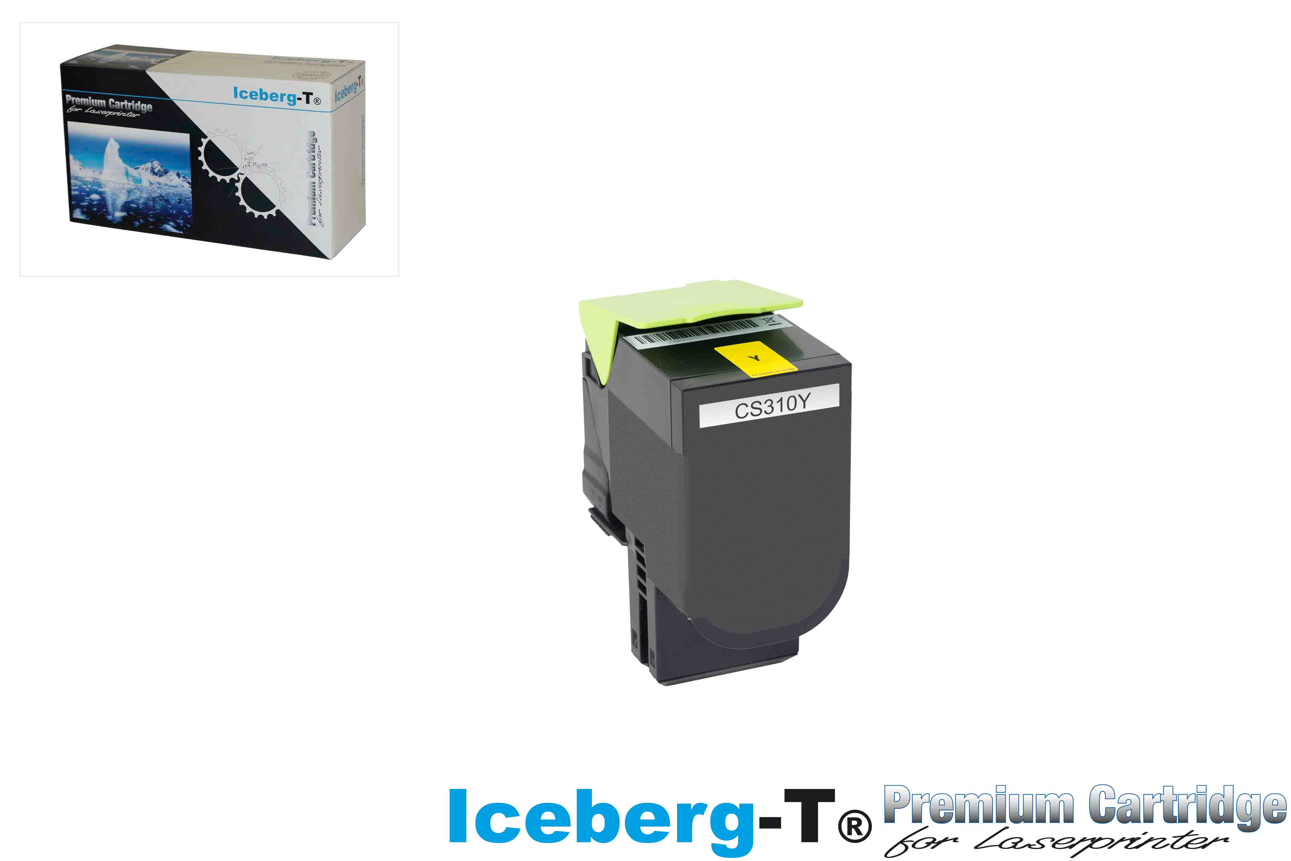 Iceberg-T Toner CS310 / CS410 3'000 Seiten, yellow