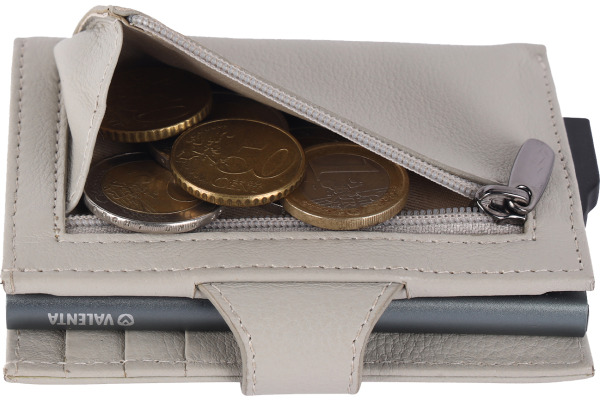 VALENTA Card Case Plus Wallet Luxe 588454 Off White