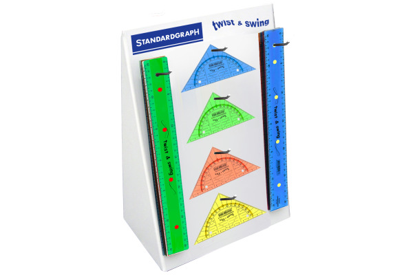 DUX Lineal/Geodreieck 9099OF Twist&Swing 48 Stück