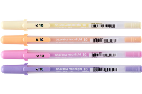 SAKURA Gelly Roll 0.50mm POXPGBMOO Moonlight Past. Sunrise 4 Stk.