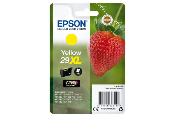 EPSON Tintenpatrone 29XL yellow T299440 XP-235/335/435 450 Seiten
